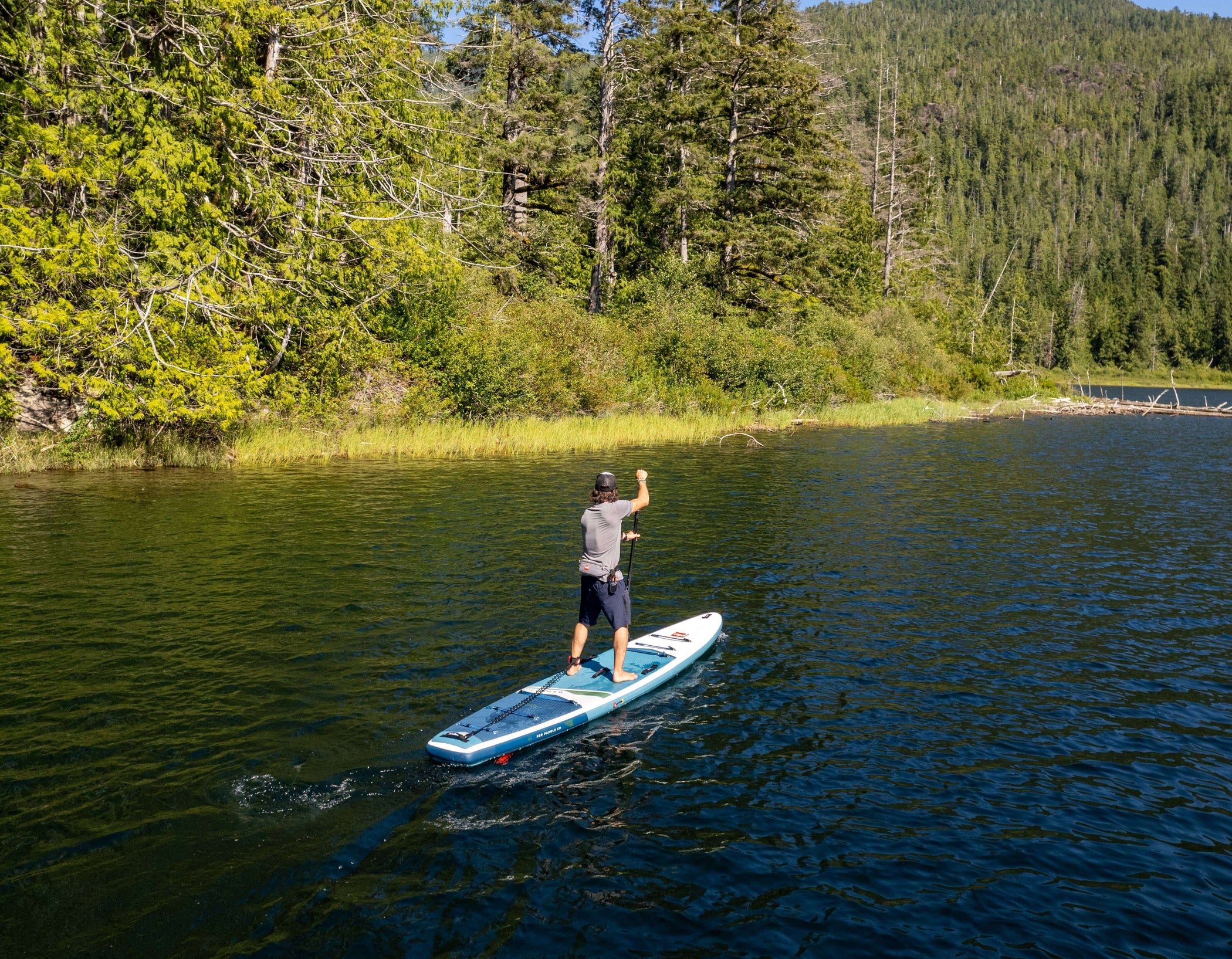 man on paddleboard