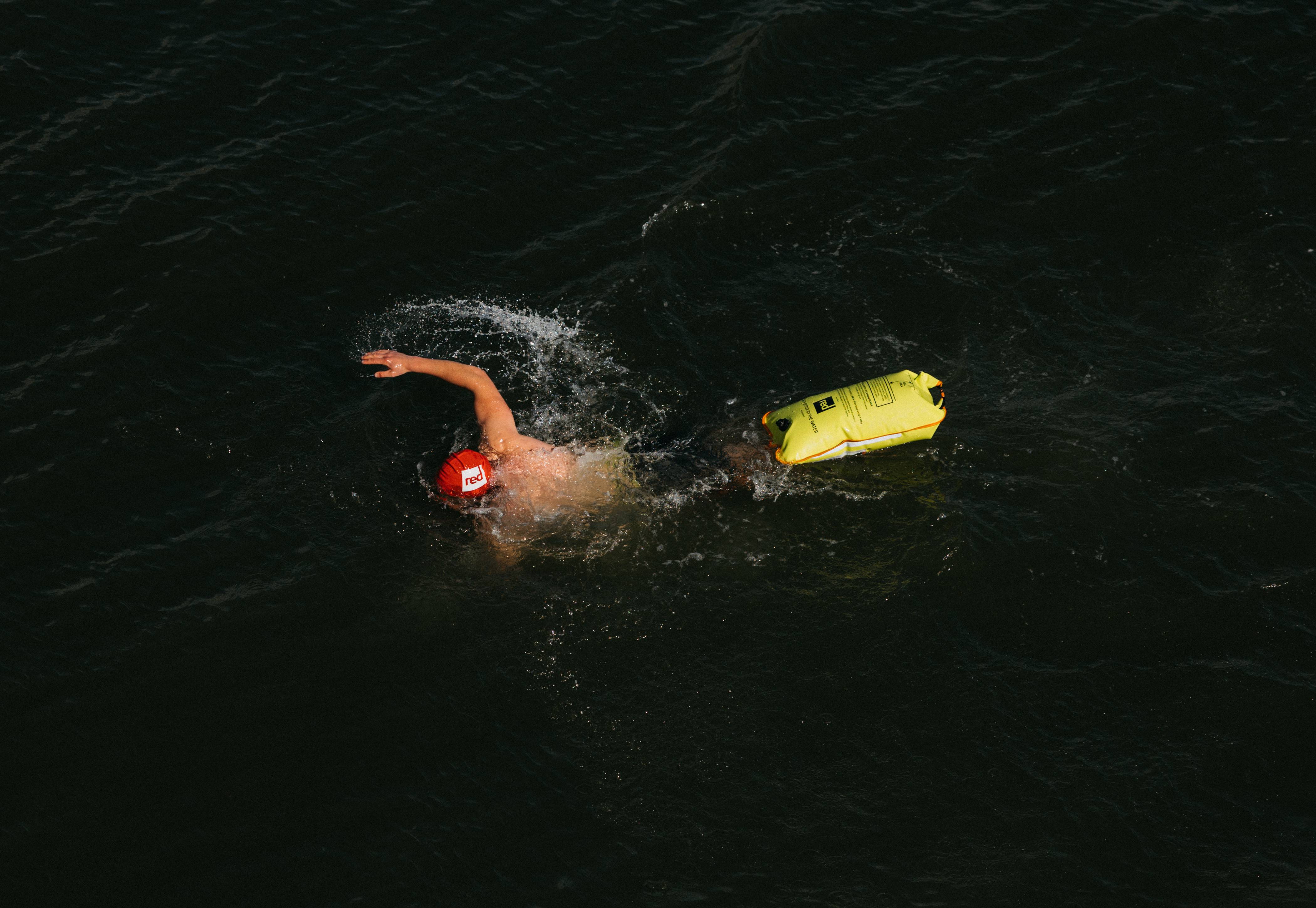 Introducing the 2-in-1 Reversible Swim Buoy Backpack