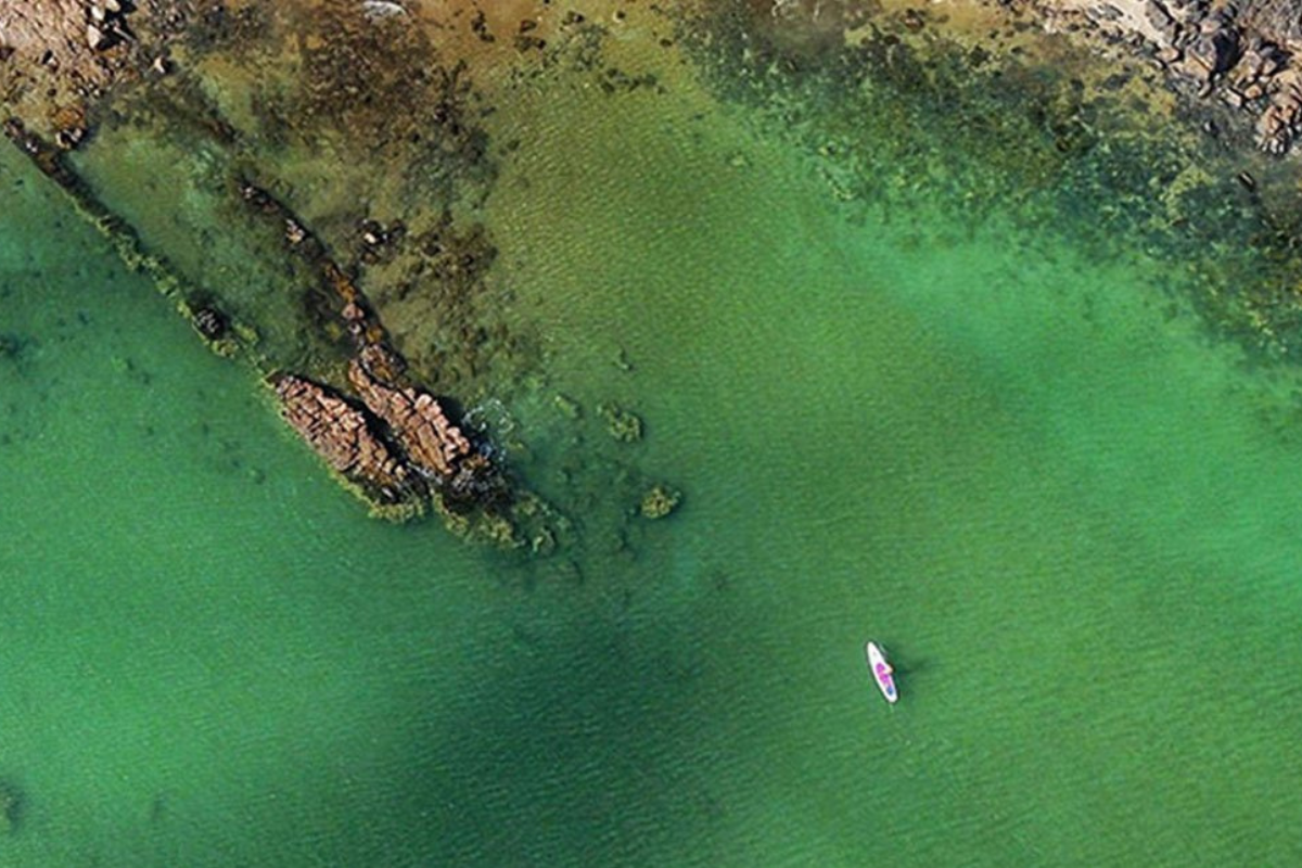 Paddleboarding in the Pilbara, North West Australia