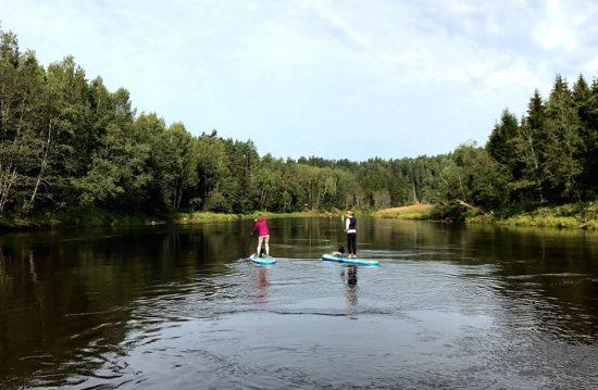SUP in Latvia: Paddleboarding on the Gauja River