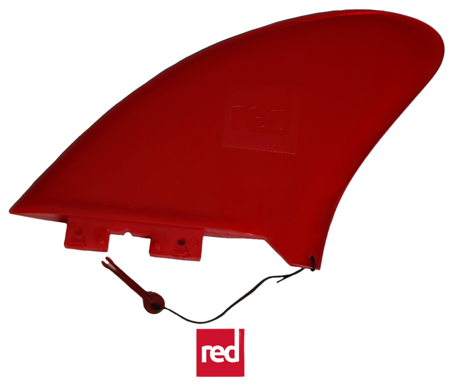 Red Click Fin with Pin