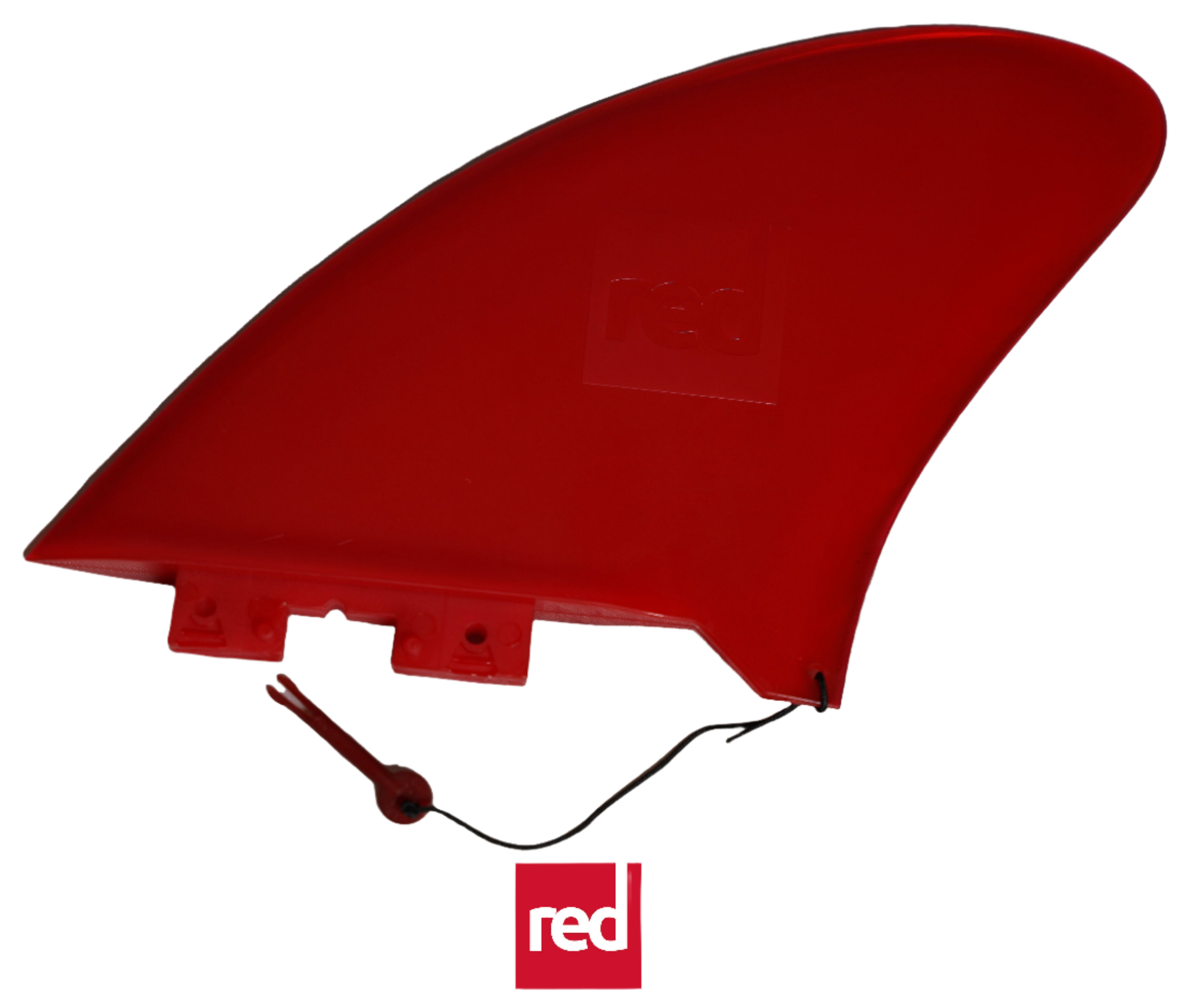 Red Click Fin with Pin