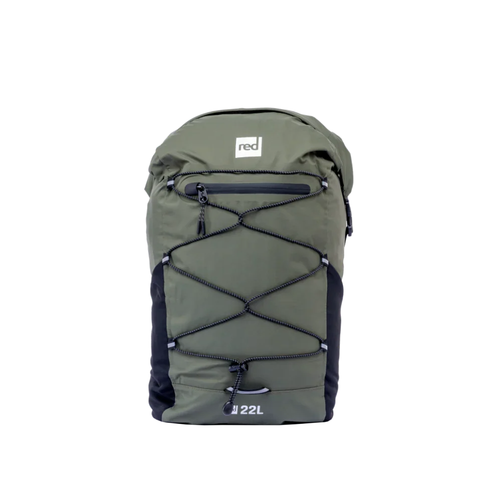 Lightweight Waterproof Backpack 22L - Olive Green