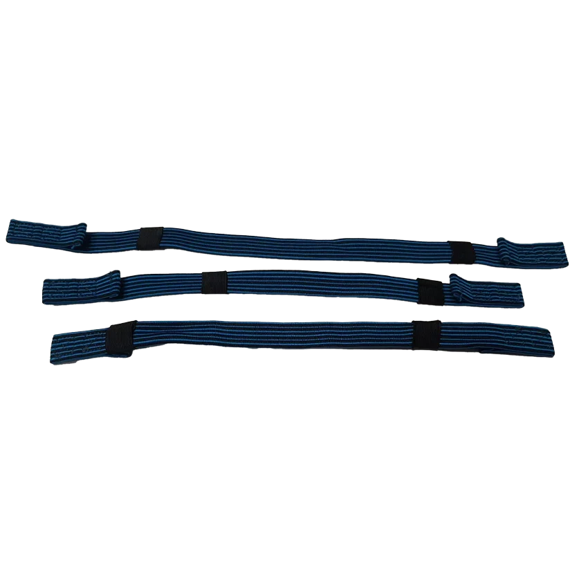 Flat Bungee 3 Pack Blue