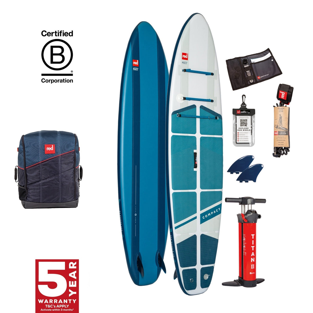 11'0" Compact MSL 1000 Inflatable Stand Up Paddle Board Package