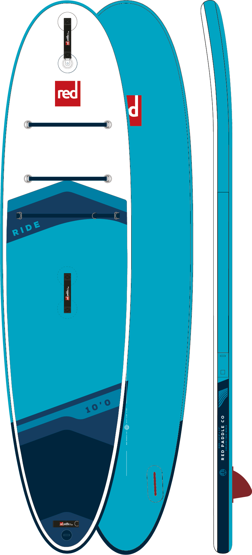 10'0" Ride MSL Inflatable Paddle Board (Anniversary Edition)
