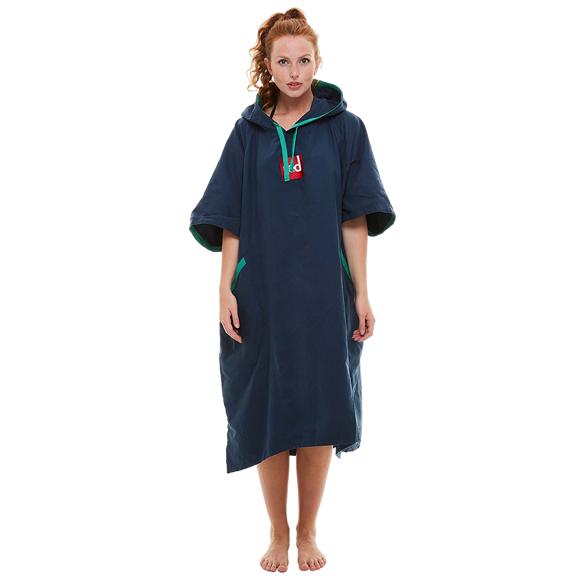 Women's Quick Dry Microfibre Changing Robe - Navy