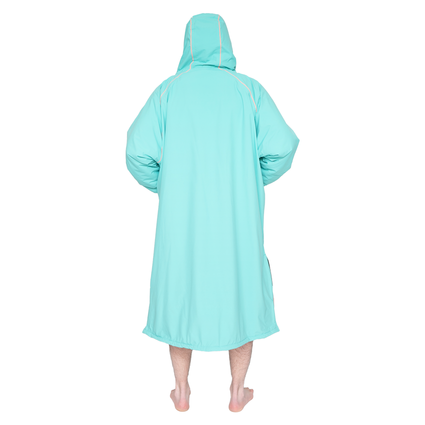 Men's Long Sleeve Pro Change Robe EVO - Icebergs Aqua