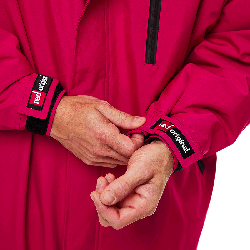 Men's Long Sleeve Pro Change Robe EVO - Fuchsia