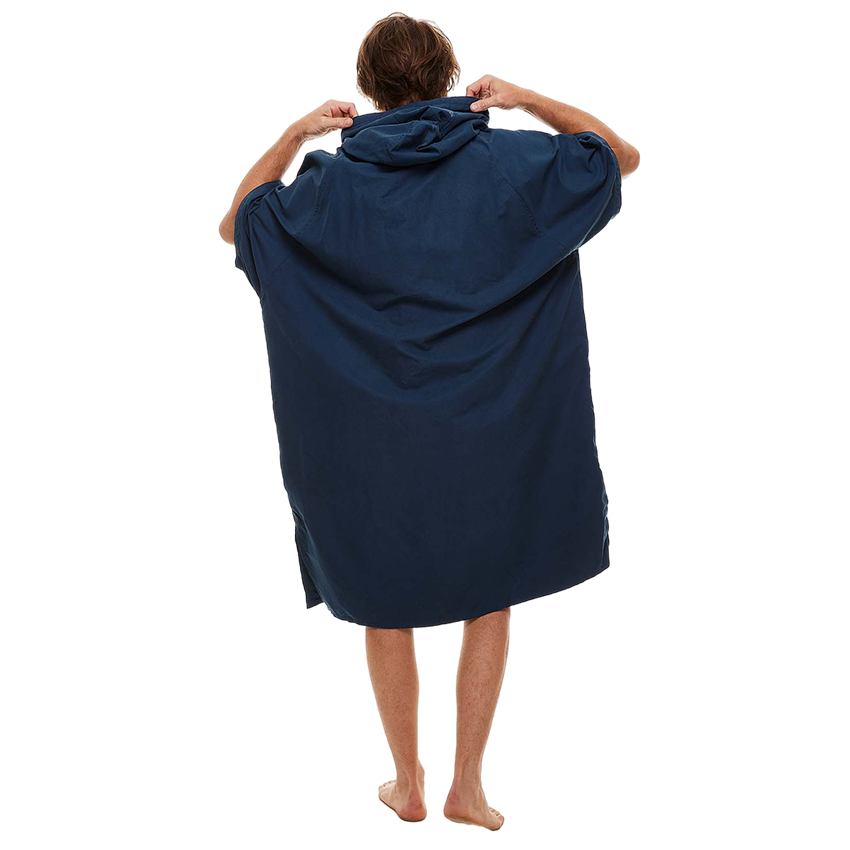 Men's Quick Dry Microfibre Changing Robe - Navy