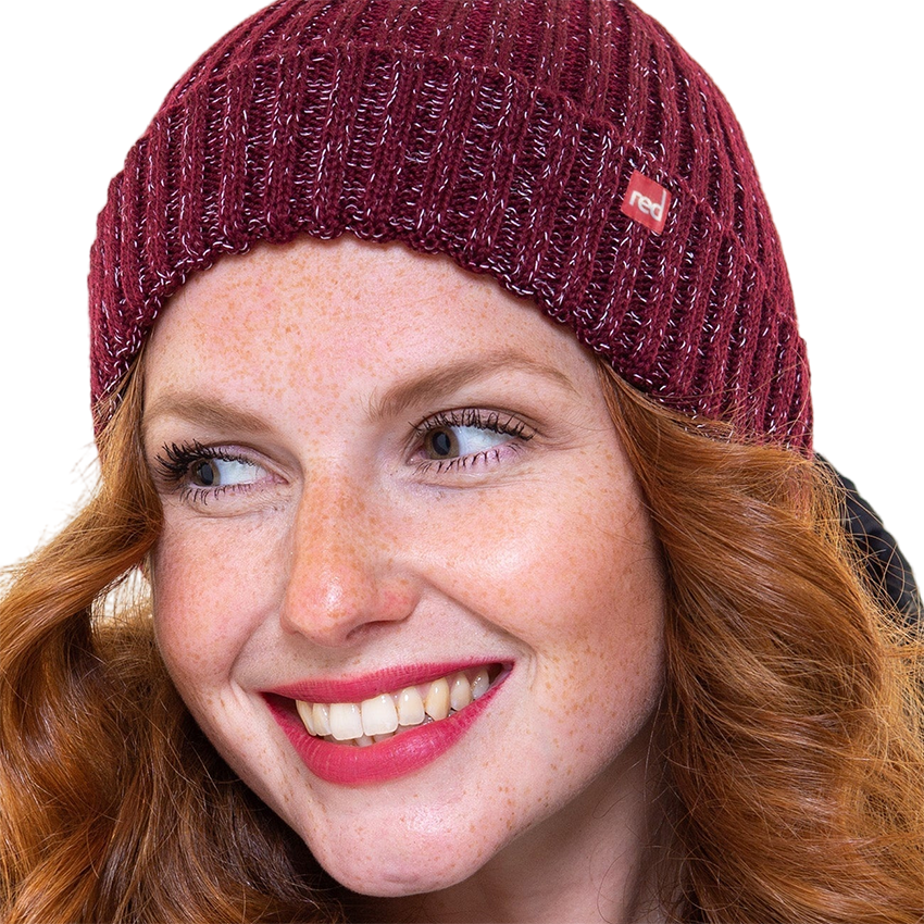 Merino Beanie - Burgundy