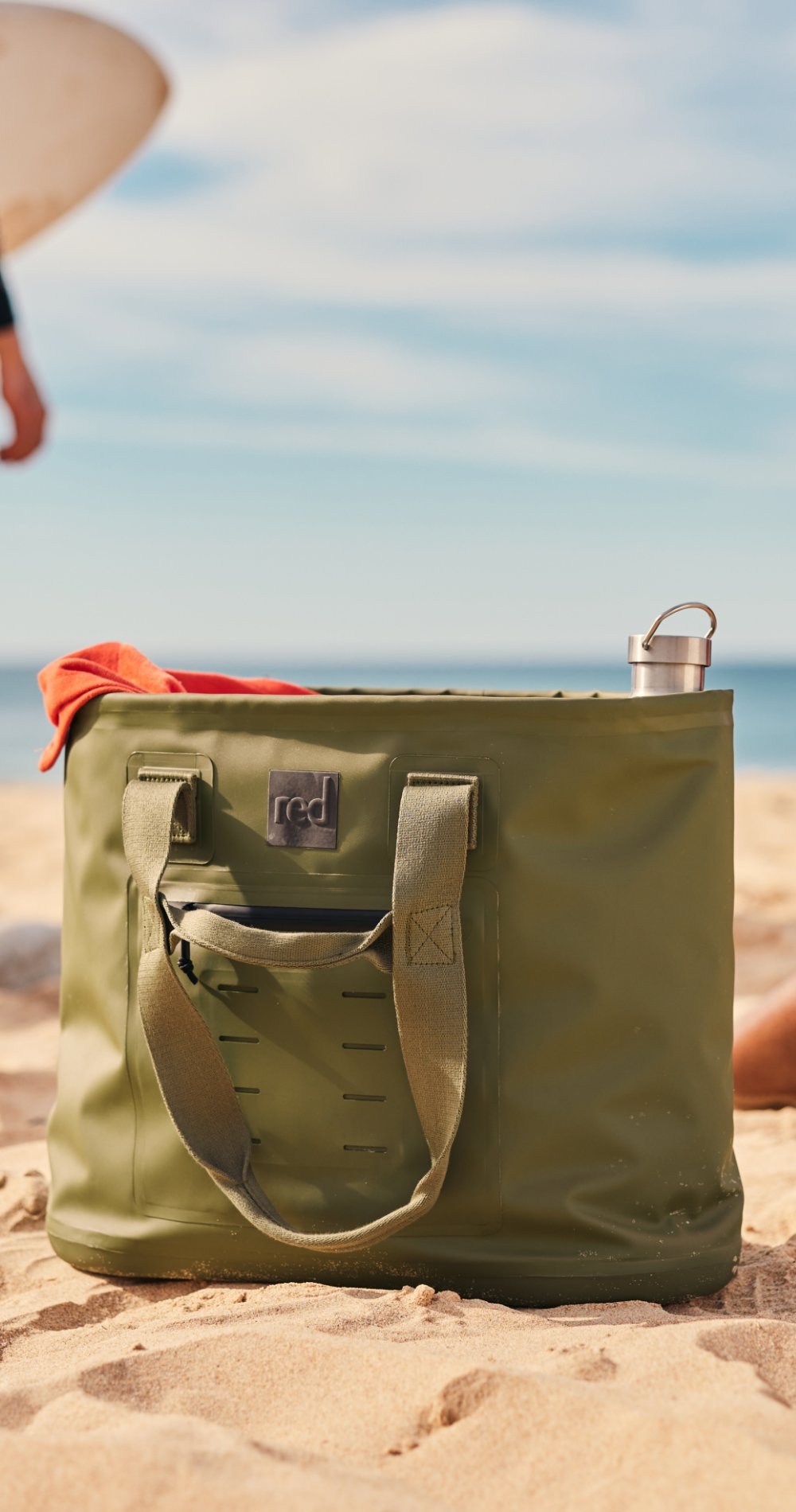 Green beach bag online