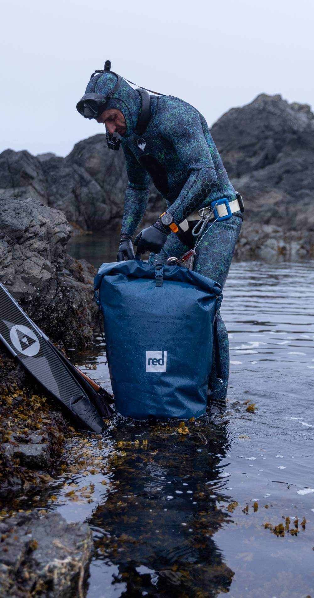 バッグ grape rap top bag blue itimi Red Equipment Waterproof Roll Top Dry Bag Backpack - Deep Blue