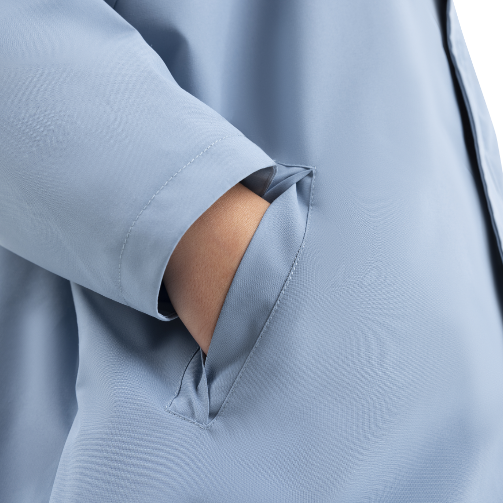 Kids’ Long Sleeve Dry Waterproof Changing Robe Alter EVO Pro - Alpine Blue