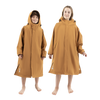Kids’ Long Sleeve Dry Waterproof Changing Robe Alter EVO Pro - Caramel
