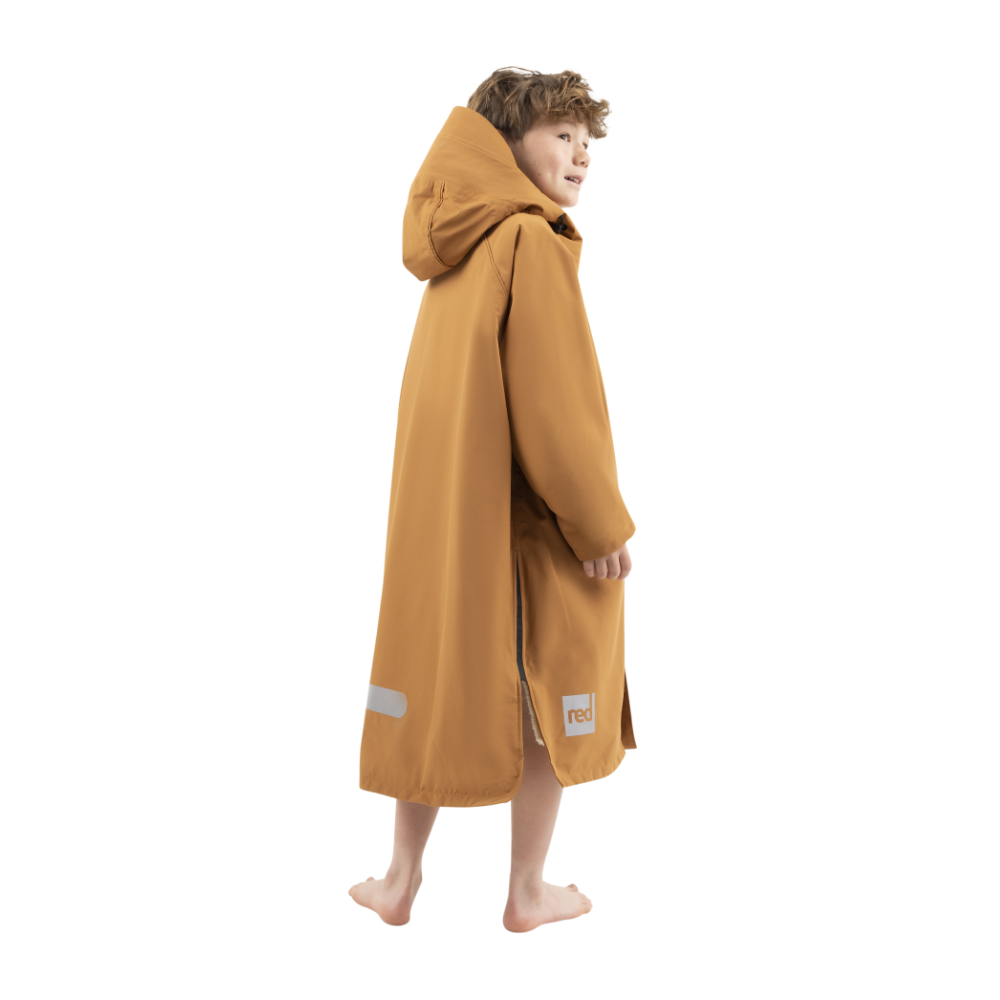 Kids’ Long Sleeve Dry Waterproof Changing Robe Alter EVO Pro - Caramel