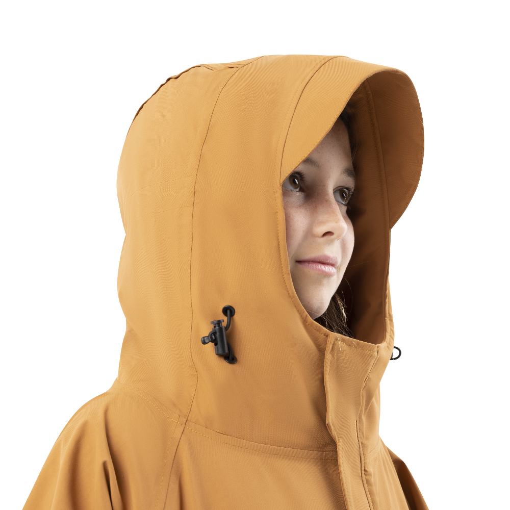 Kids’ Long Sleeve Dry Waterproof Changing Robe Alter EVO Pro - Caramel