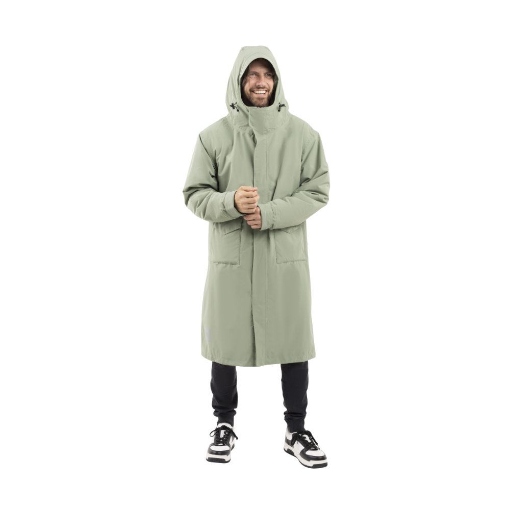 Men's EVO Pro Slimline Waterproof Parka Jacket - Sage Green