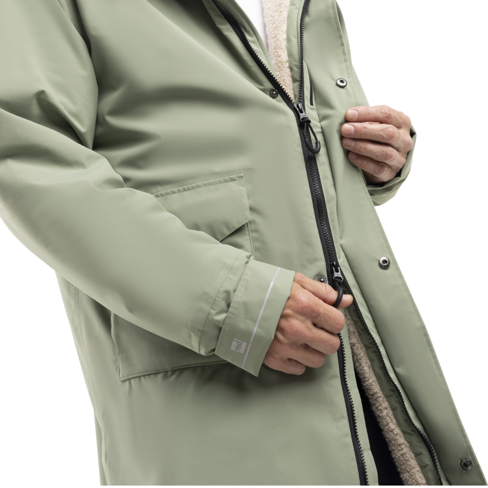 Men's EVO Pro Slimline Waterproof Parka Jacket - Sage Green
