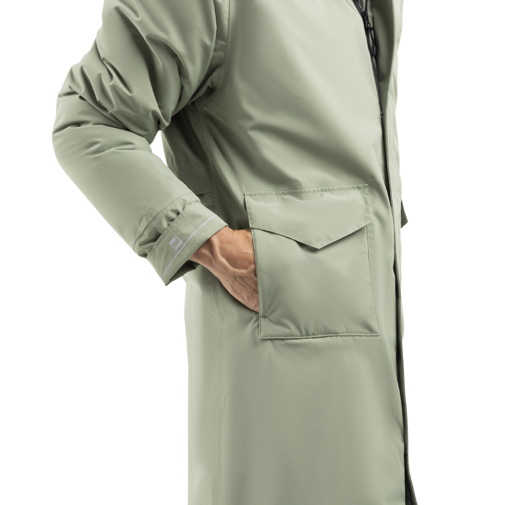 Men's EVO Pro Slimline Waterproof Parka Jacket - Sage Green