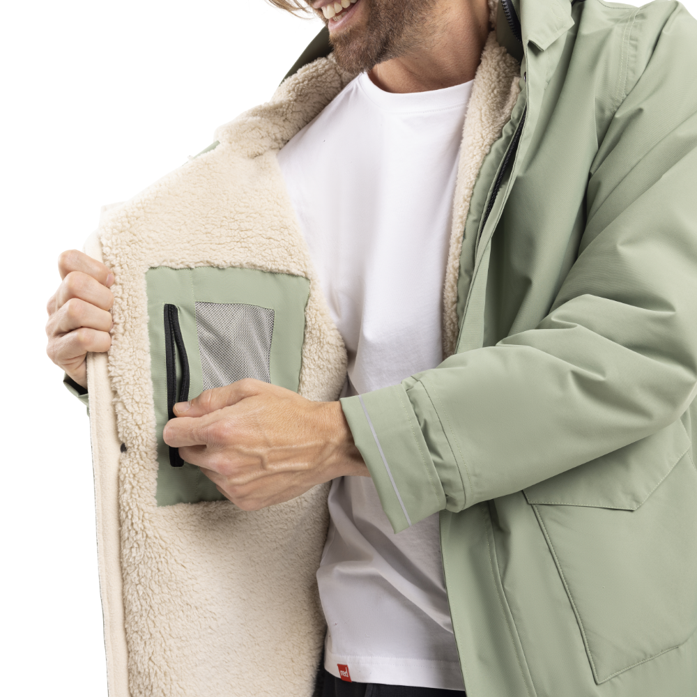 Men's EVO Pro Slimline Waterproof Parka Jacket - Sage Green