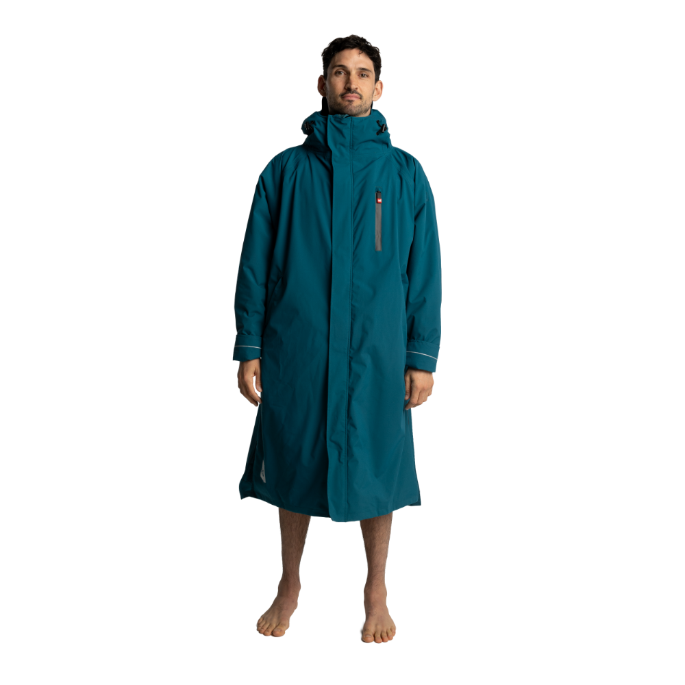 Men's Long Sleeve Dry Waterproof Changing Robe Alter EVO - Atlantic Teal