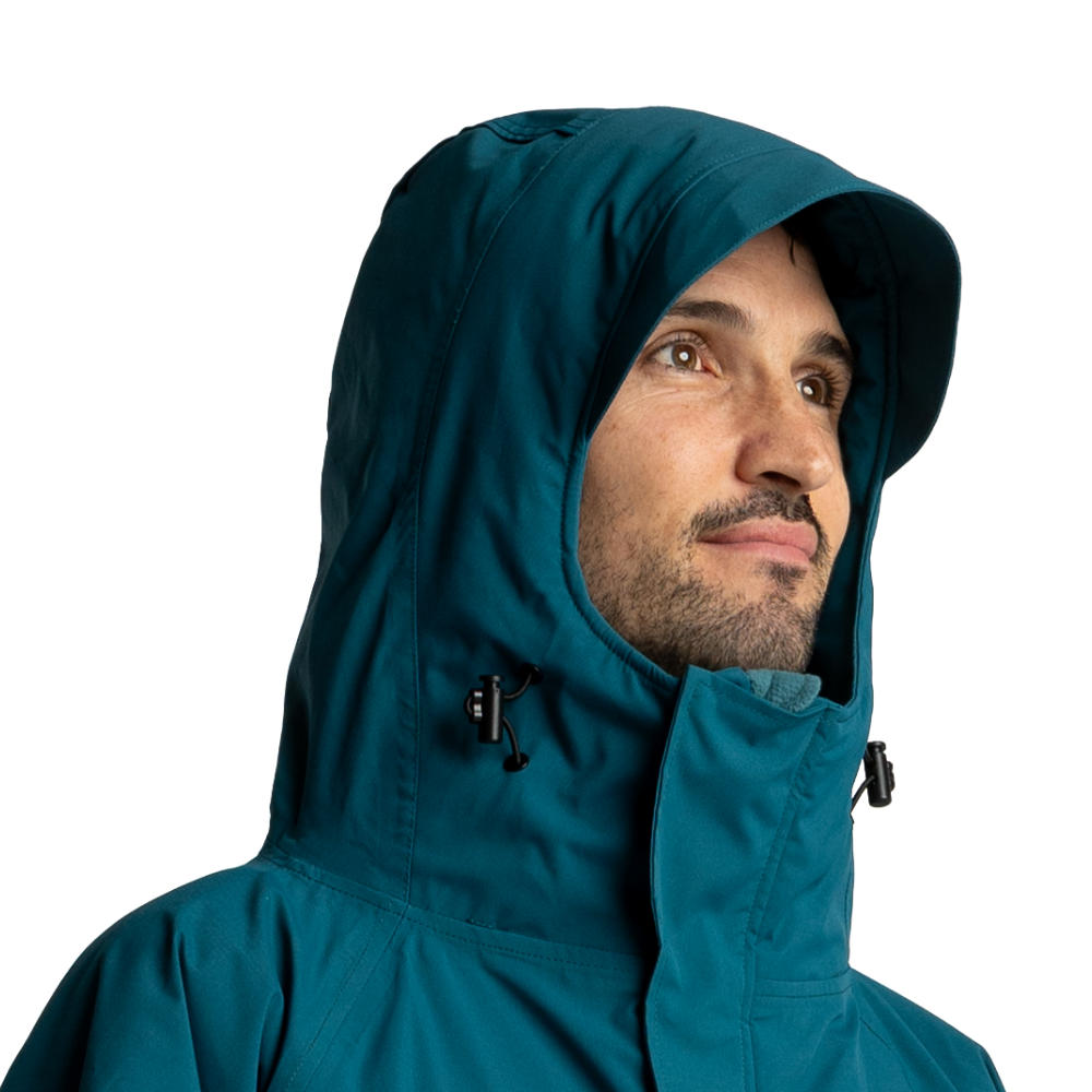Men's Long Sleeve Dry Waterproof Changing Robe Alter EVO - Atlantic Teal