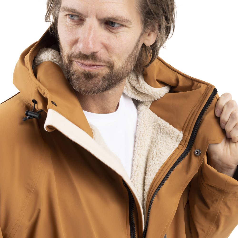 Men's Long Sleeve Dry Waterproof Changing Robe Alter EVO - Caramel