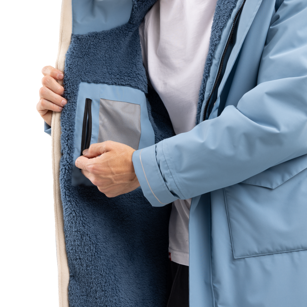 Men's EVO Pro Slimline Waterproof Parka Jacket - Alpine Blue