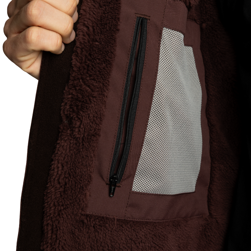 Men's EVO Pro Waterproof Parka Jacket - Deep Chestnut
