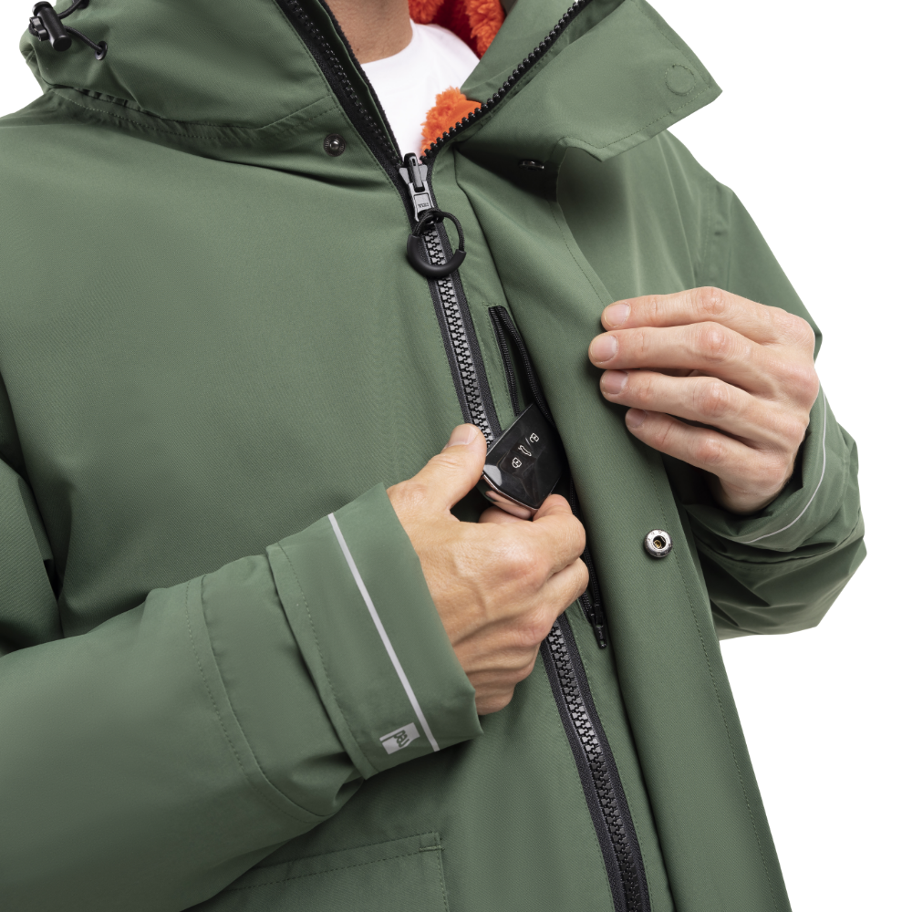 Men's EVO Pro Waterproof Parka Jacket - Forest Green