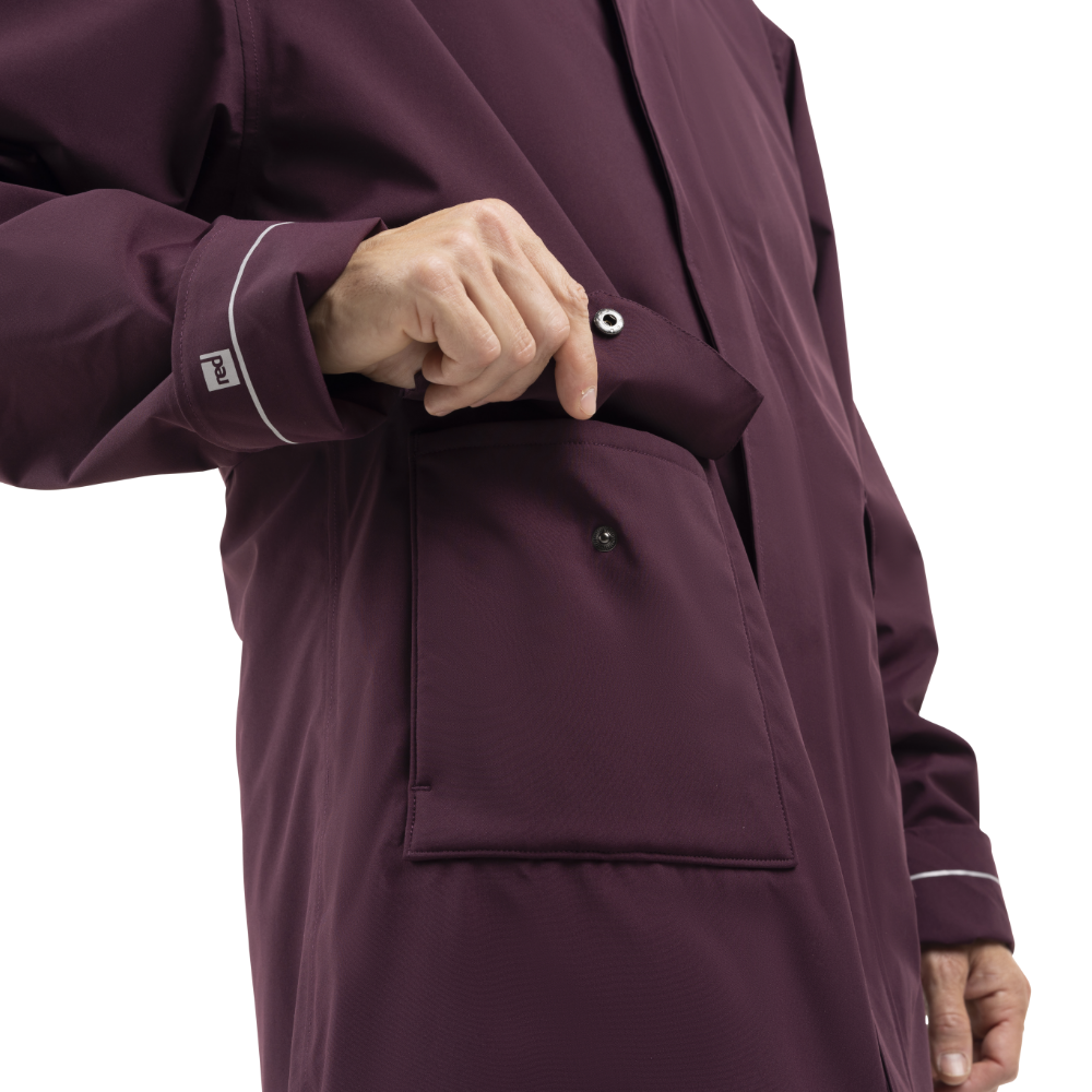 Men's EVO Pro Slimline Waterproof Parka Jacket - Rich Burgundy