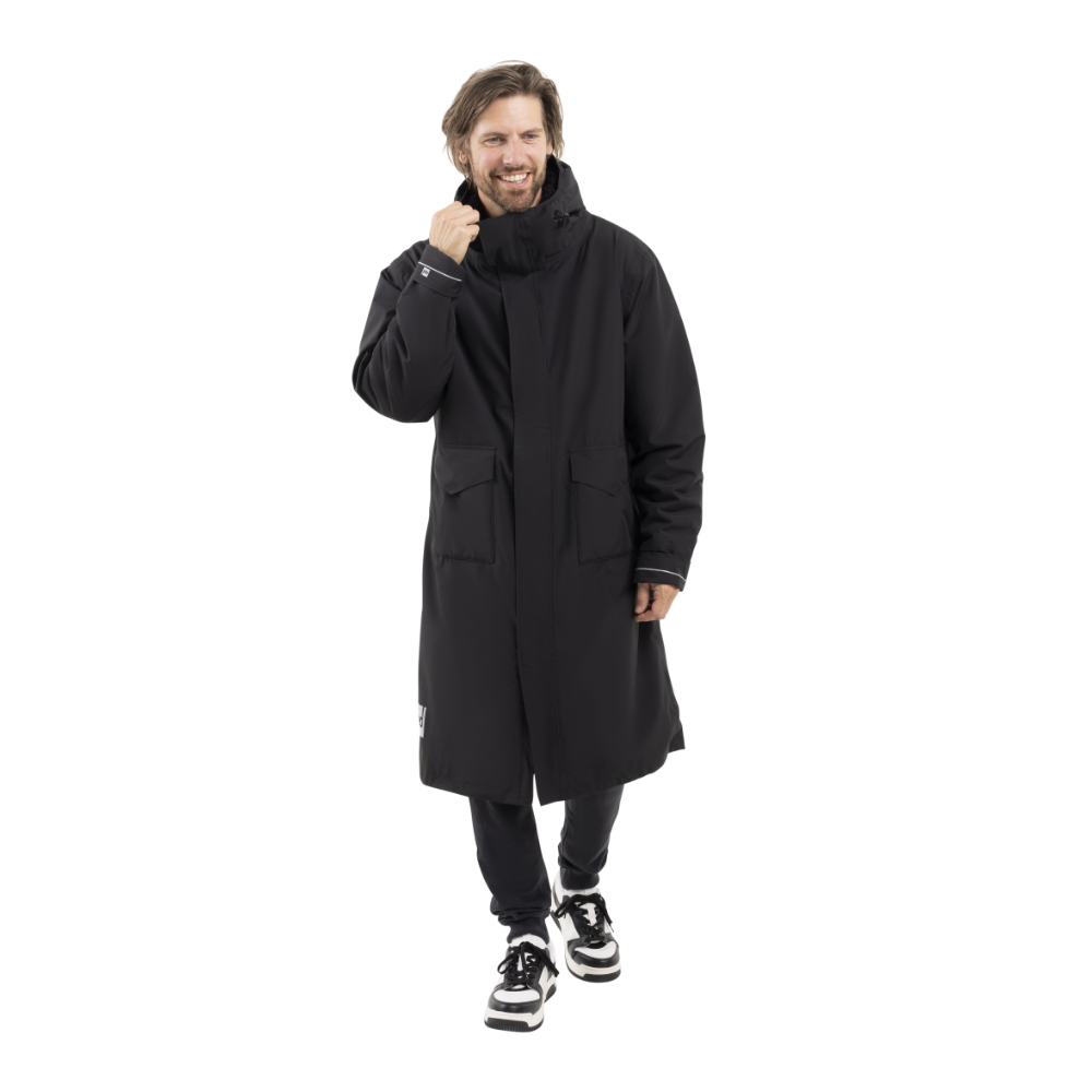 Men's EVO Pro Waterproof Parka Jacket - Stealth Black