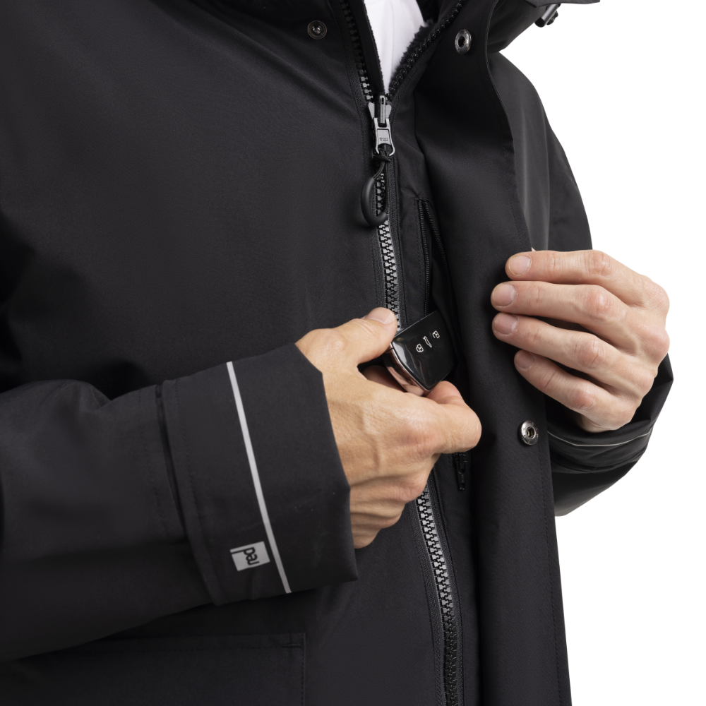 Men's EVO Pro Waterproof Parka Jacket - Stealth Black