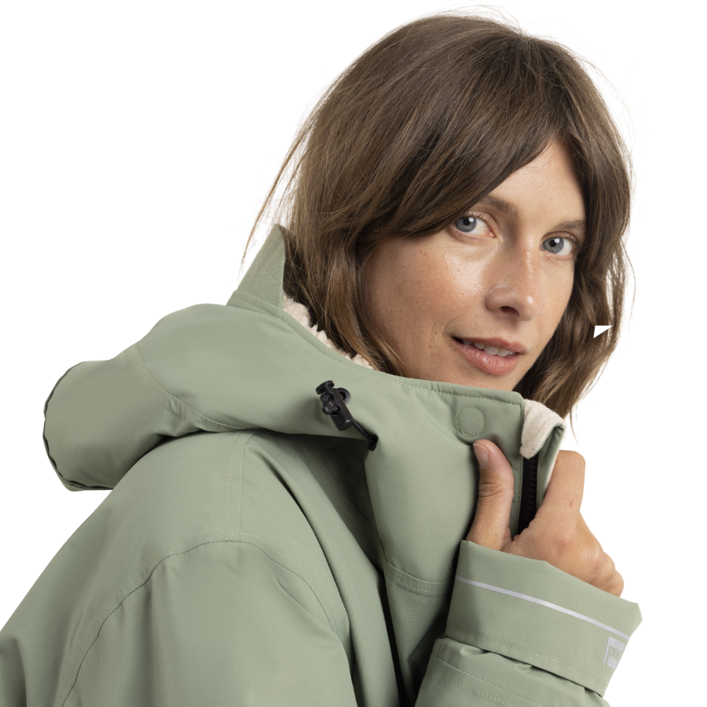Women's EVO Pro Slimline Waterproof Parka Jacket - Sage Green