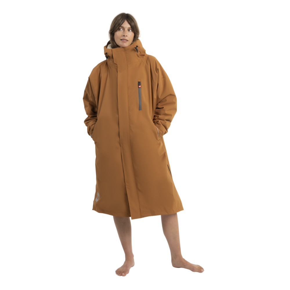 Women's Long Sleeve Dry Waterproof Changing Robe Alter EVO - Caramel
