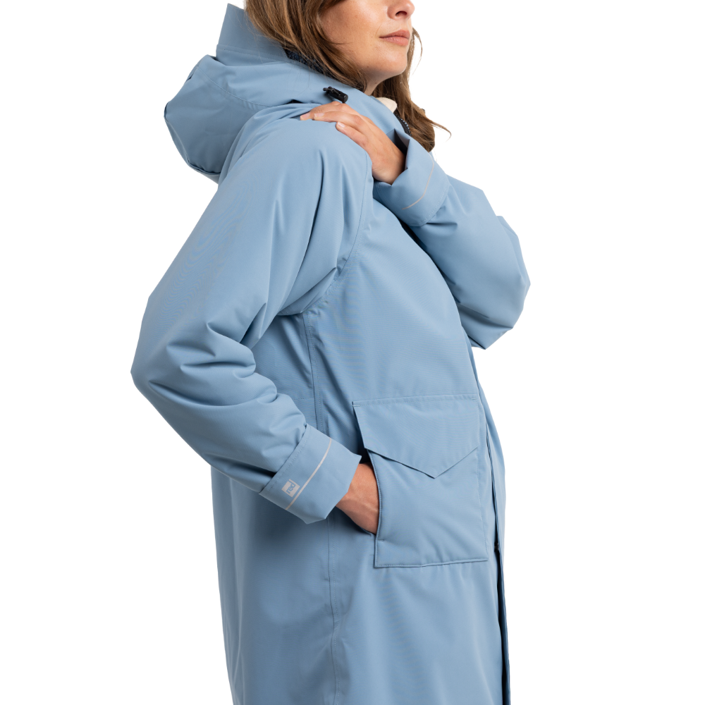 Women's EVO Pro Slimline Waterproof Parka Jacket - Alpine Blue