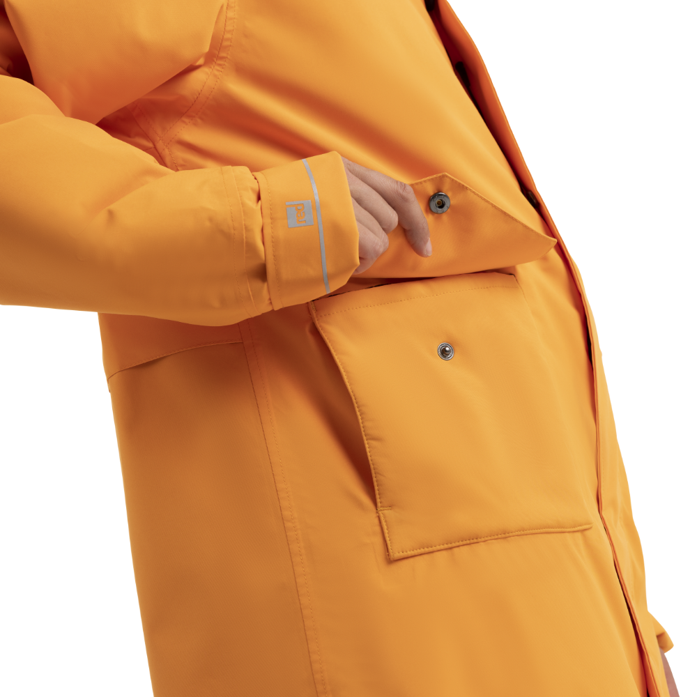Women's EVO Pro Slimline Waterproof Parka Jacket - Bitter Orange