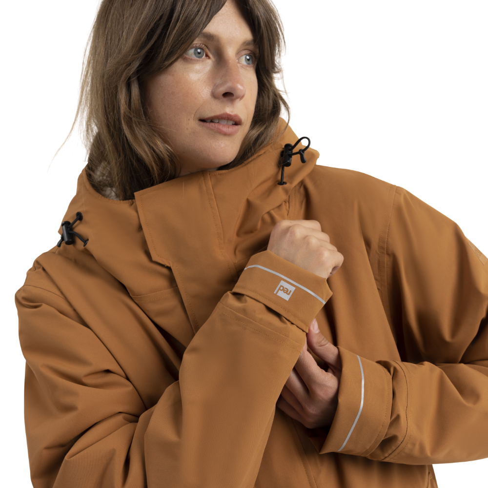 Women's EVO Pro Slimline Waterproof Parka Jacket - Caramel