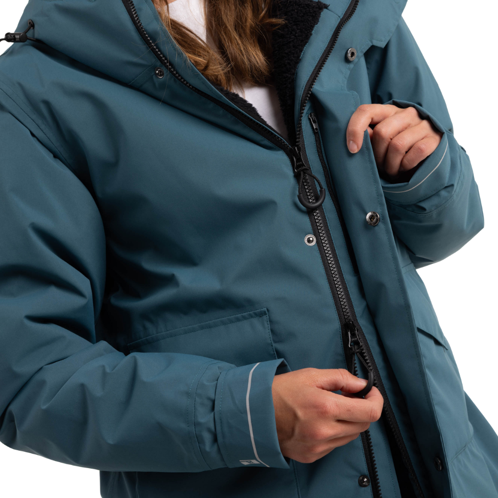 Women's EVO Pro Slimline Waterproof Parka Jacket - Deep Teal