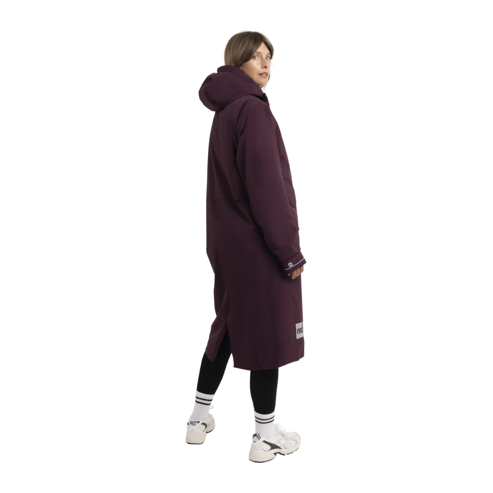Women's EVO Pro Slimline Waterproof Parka Jacket - Rich Burgundy