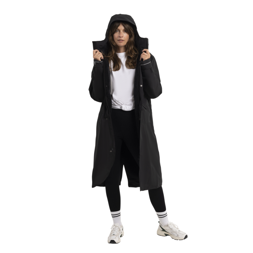 Women's EVO Pro Waterproof Parka Jacket - Stealth Black
