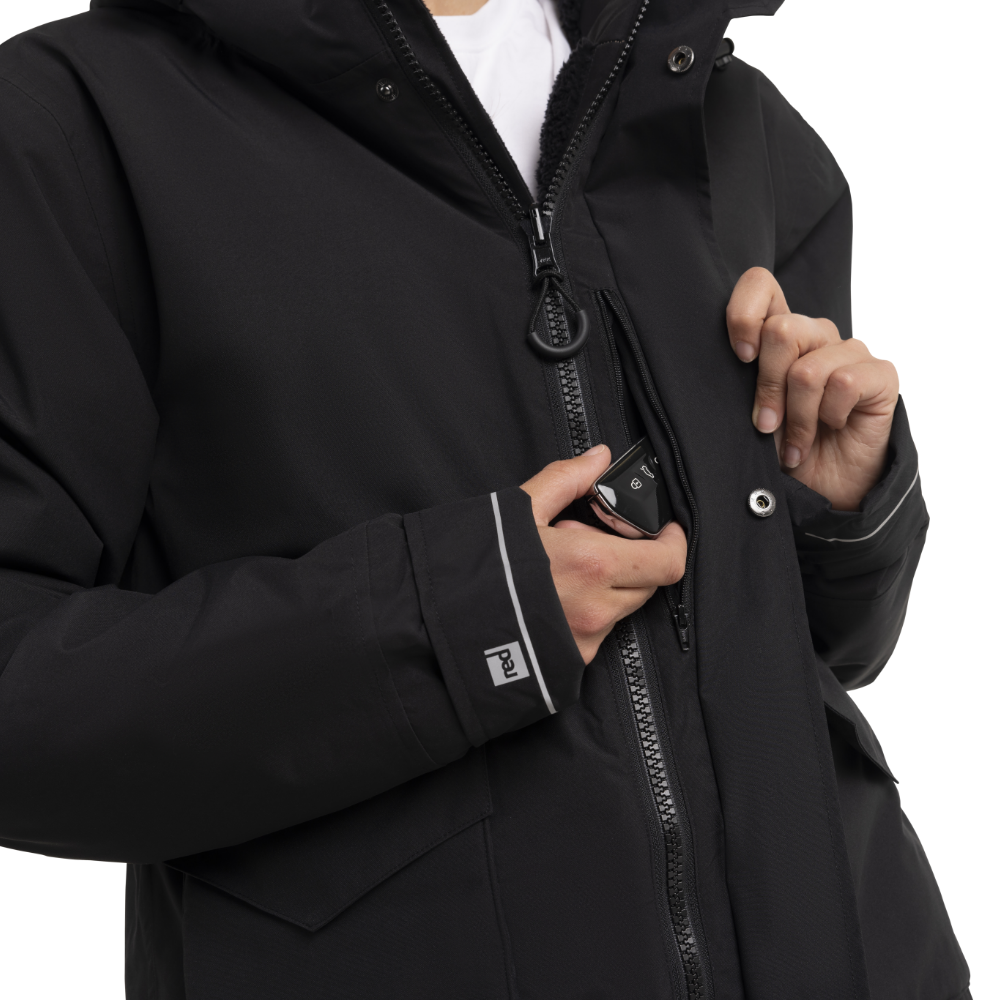 Women's EVO Pro Waterproof Parka Jacket - Stealth Black