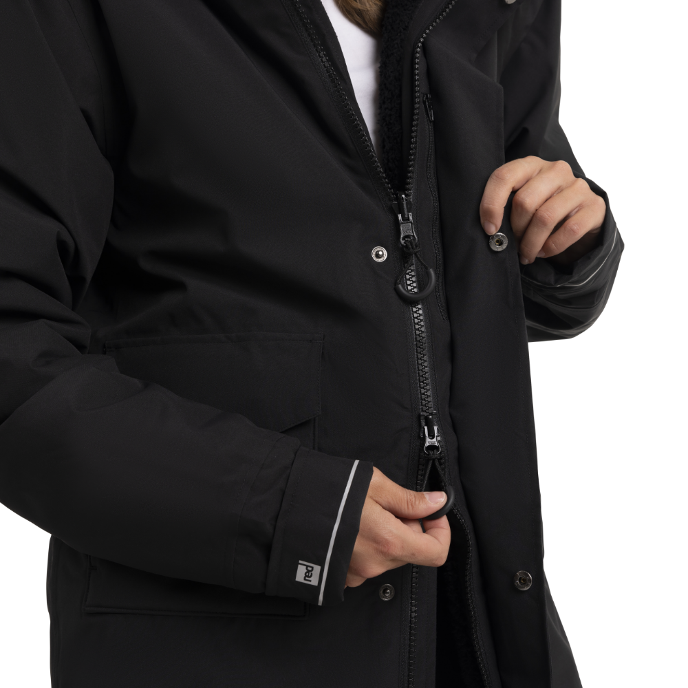 Women's EVO Pro Waterproof Parka Jacket - Stealth Black