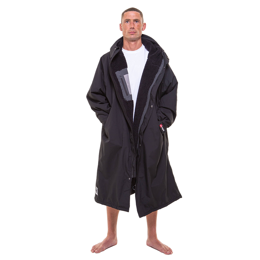 Men's Long Sleeve Pro Change Robe EVO - Stealth Black