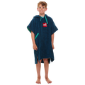 Kids' Towelling Change Robe - Navy