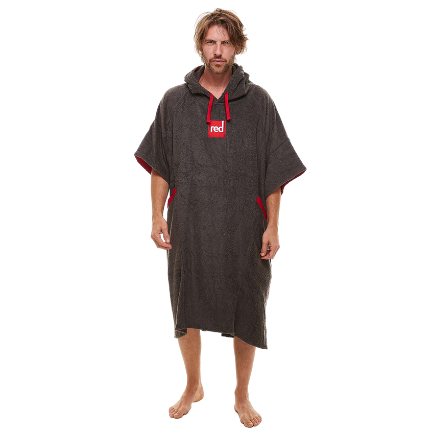 Men's Towelling Change Robe - Grey