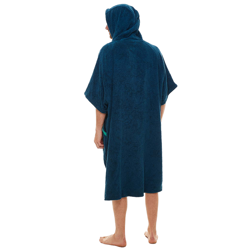 Men's Towelling Change Robe - Navy