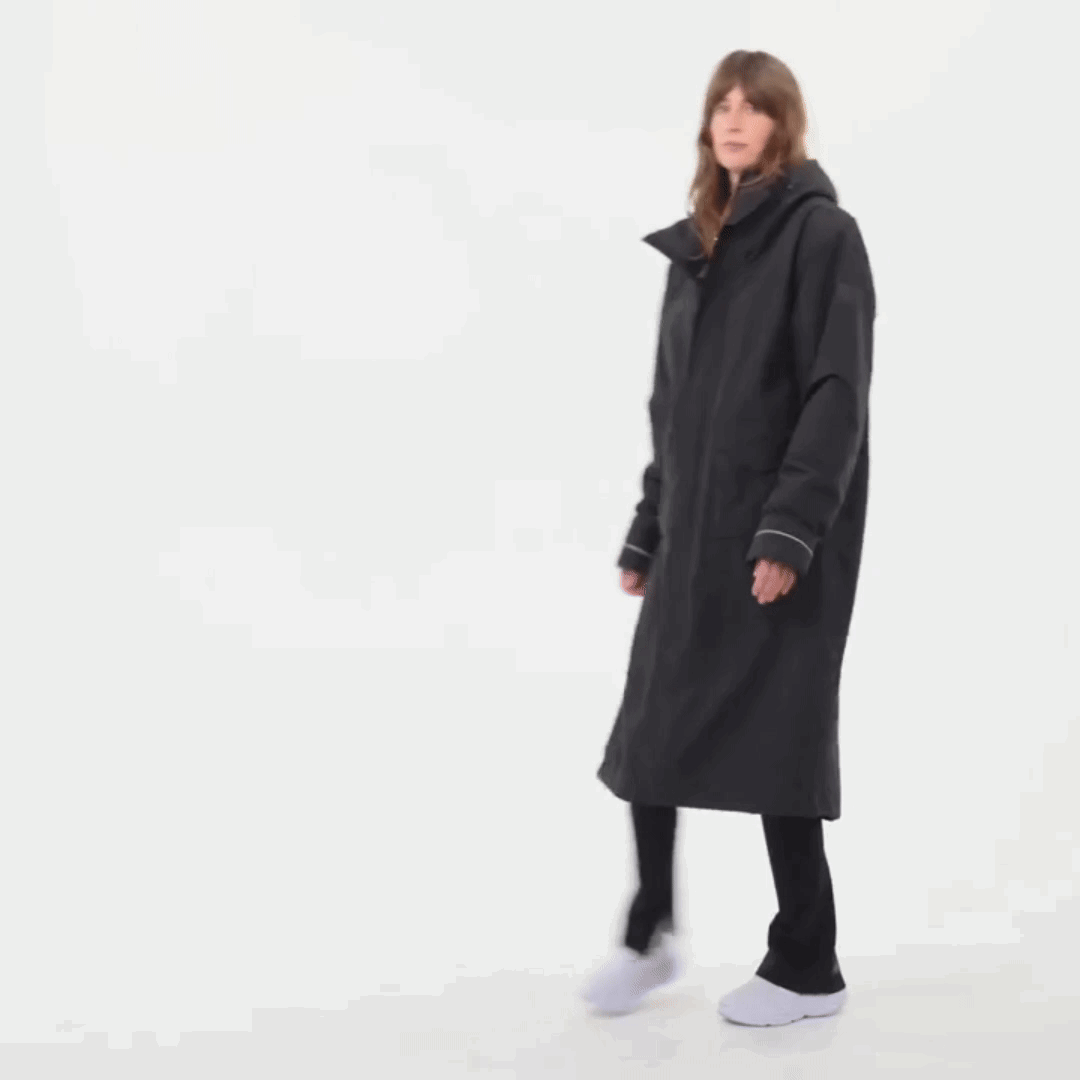 Women's EVO Pro Waterproof Parka Jacket - Stealth Black