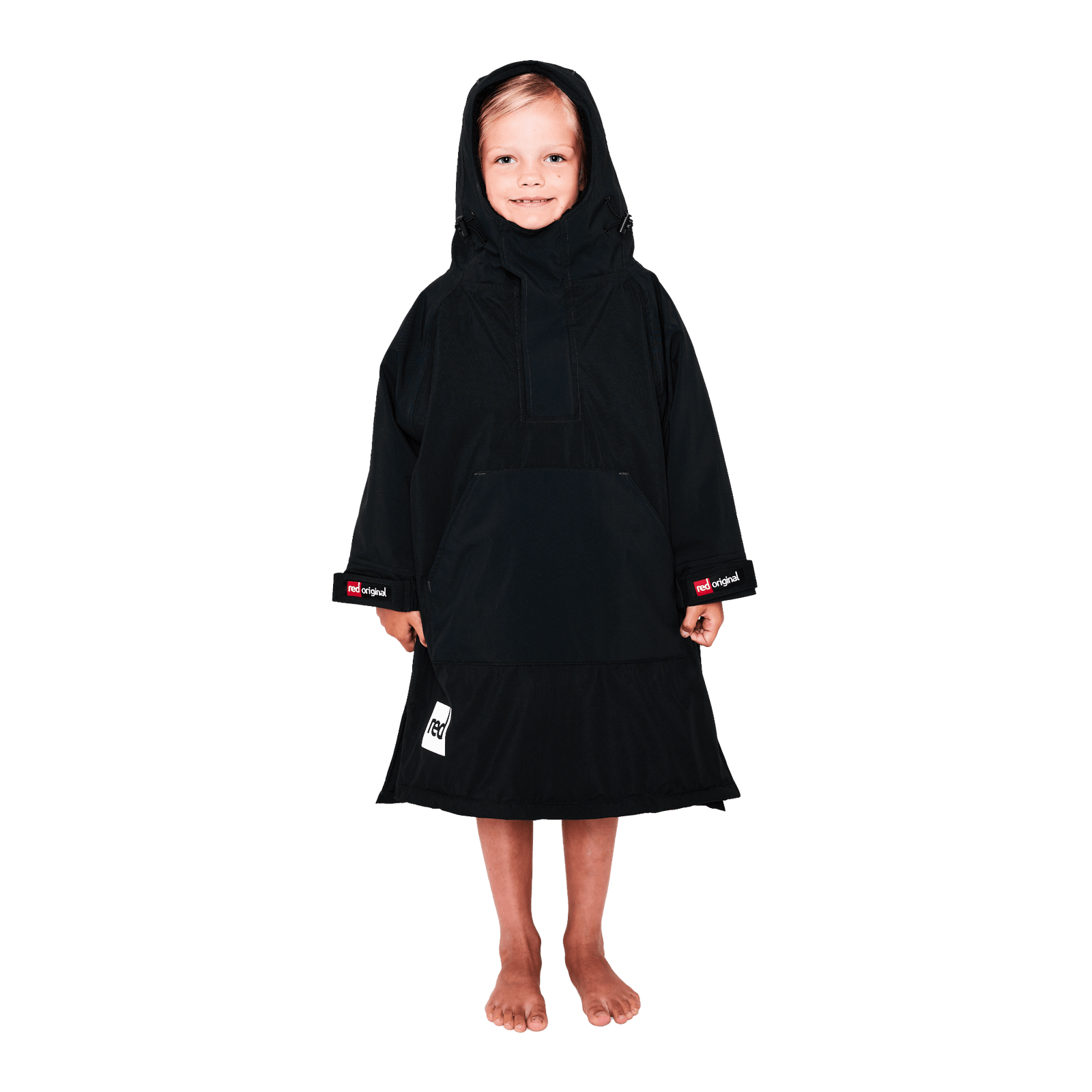 Kids Dry Poncho - Black